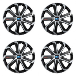 Poklice pro Subaru 16 Evo black&silver