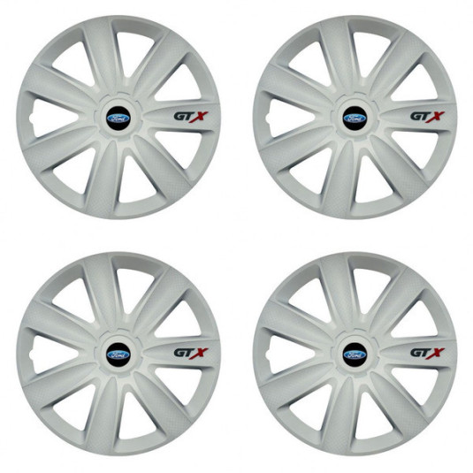 Poklice pro Ford 14 GTX carbon white