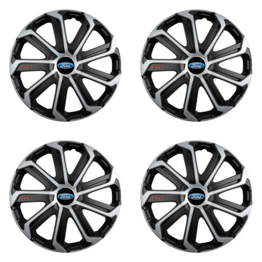 Poklice pro Ford 14 Evo black&silver