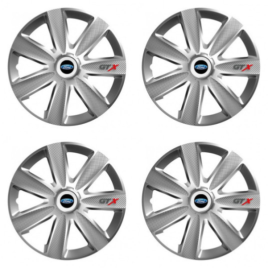 Poklice pro Ford 14 GTX CARBON silver