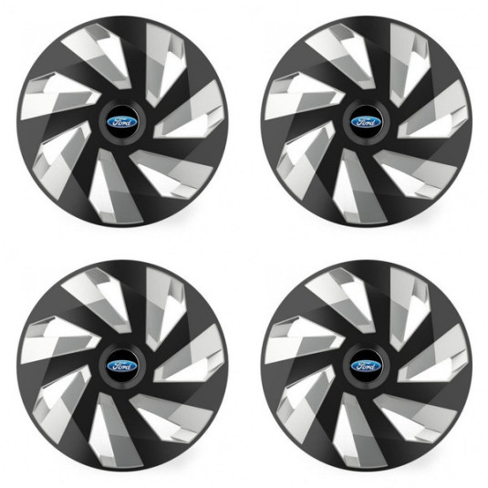 Poklice pro Ford 15 Vector RC black and silver