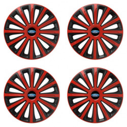 Poklice pro Ford 15 TREND red and black