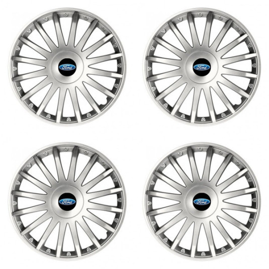 Poklice pro Ford 15 CRYSTAL silver