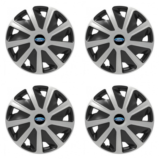 Poklice pro Ford pre dodávky 15 Craft silver and black