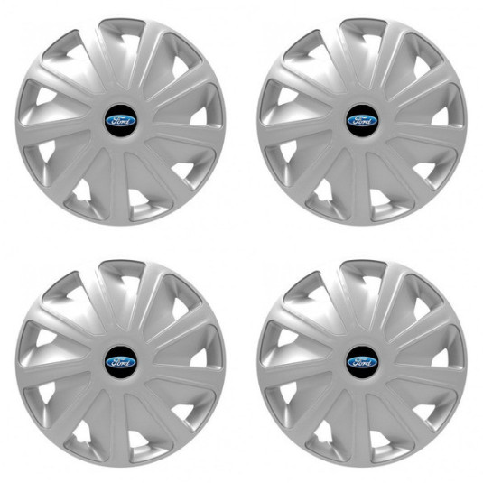 Poklice pro Ford pre dodávky 15 Craft silver