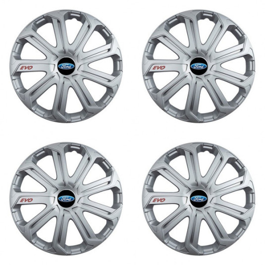 Poklice pro Ford 16 Evo silver