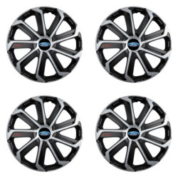 Poklice pro Ford 16 Evo black&silver