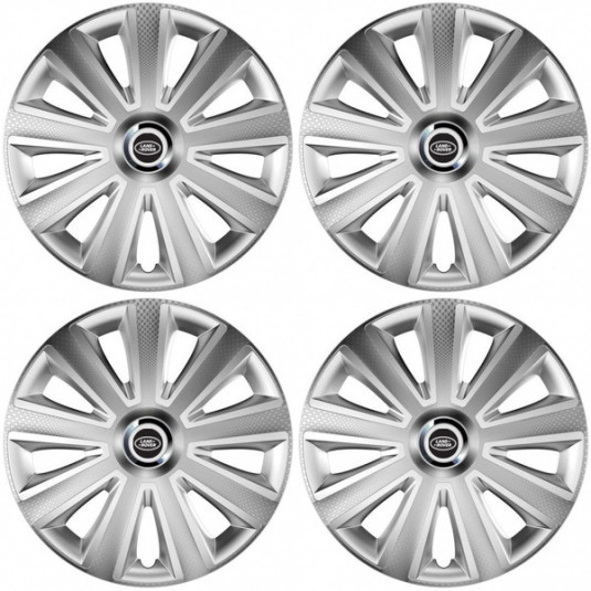 Poklice pro Land Rover 14 Aviator carbon RC silver