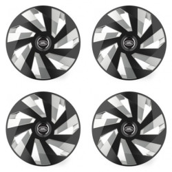 Poklice pro Land Rover 15 Vector RC black and silver