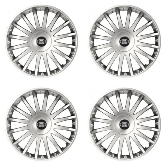 Poklice pro Land Rover 15 CRYSTAL silver