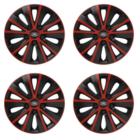 Poklice pro Land Rover 15 RAPIDE red and black