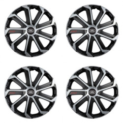 Poklice pro Land Rover 16 Evo black&silver