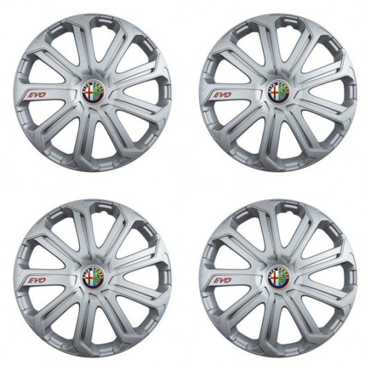 Poklice pro Alfa Romeo 14 Evo silver