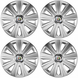 Poklice pro Alfa Romeo 14 Aviator carbon RC silver