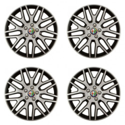 Poklice pro Alfa Romeo 14 Dakar NC silver and black