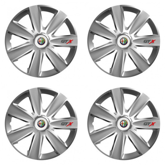 Poklice pro Alfa Romeo 14 GTX CARBON silver
