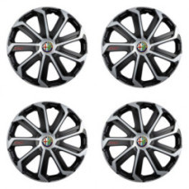 Poklice pro Alfa Romeo 15 Evo black&silver