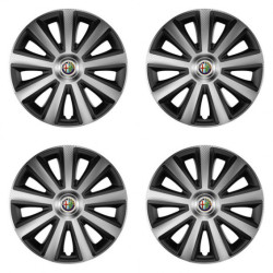 Poklice pro Alfa Romeo 15 Aviator carbon silver&black