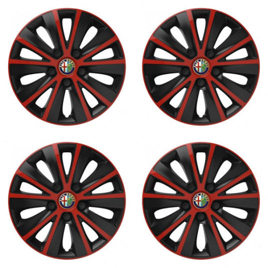 Poklice pro Alfa Romeo 15 RAPIDE red and black