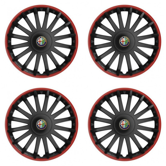 Poklice pro Alfa Romeo 16 CRYSTAL RO black