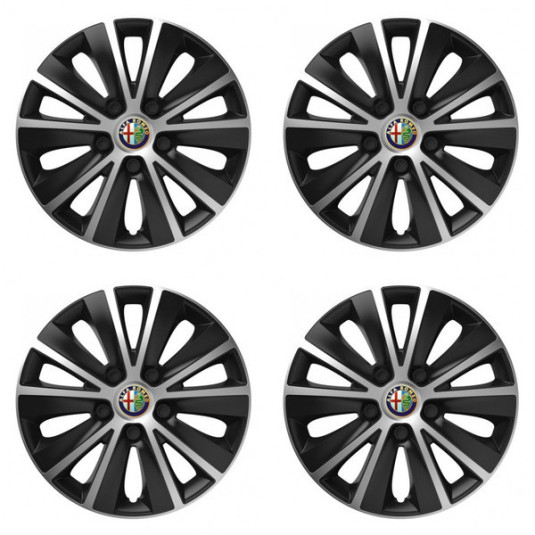 Poklice pro Alfa Romeo 16 RAPIDE silver and black