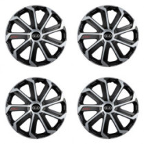 Poklice pro Kia (staršie logo) 15 Evo black&silver
