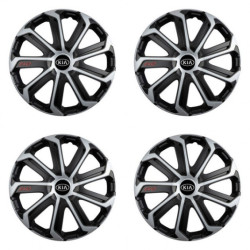 Poklice pro Kia (staršie logo) 15 Evo black&silver