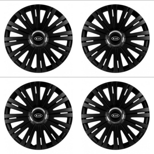 Poklice pro Kia (staršie logo) 15 ACTIVE RC BLACK