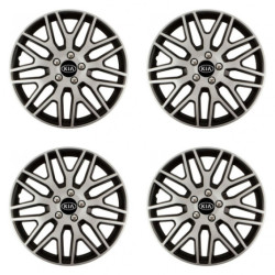 Poklice pro Kia (staršie logo) 16 Dakar NC silver and black