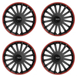 Poklice pro Kia (staršie logo) 16 CRYSTAL RO black
