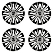 Poklice pro Kia (staršie logo) 16 TREND silver and black
