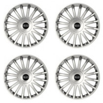 Poklice pro Kia (staršie logo) 16 CRYSTAL silver