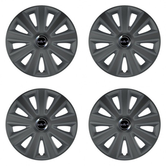 Poklice pro Kia (nové logo) 14 Aviator carbon RC grafite