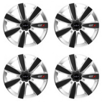 Poklice pro Kia (nové logo) 14 GTX CARBON silver/black