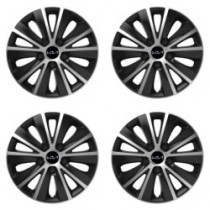 Poklice pro Kia (nové logo) 15 RAPIDE silver and black