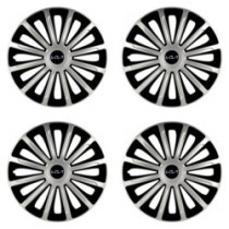 Poklice pro Kia (nové logo) 16 TREND silver and black