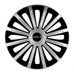 Poklice pro Kia (nové logo) 16 TREND silver and black