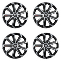 Poklice pro Dacia (staršie logo) 14 Evo black&silver