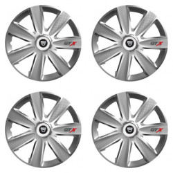Poklice pro Dacia (staršie logo) 14 GTX CARBON silver