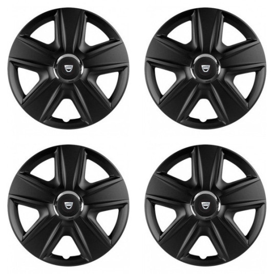 Poklice pro Dacia (staršie logo) 14 ESPRIT RC BLACK