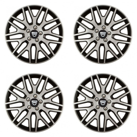 Poklice pro Dacia (staršie logo) 15 Dakar NC silver and black