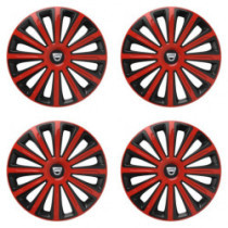 Poklice pro Dacia (staršie logo) 15 TREND red and black