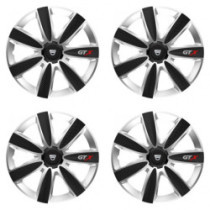Poklice pro Dacia (staršie logo) 15 GTX CARBON silver/black