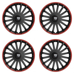 Poklice pro Dacia (staršie logo) 15 CRYSTAL RO black