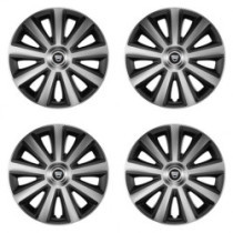 Poklice pro Dacia (staršie logo) 16 Aviator carbon silver&black