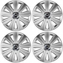 Poklice pro Dacia (nové logo) 14 Aviator carbon RC silver