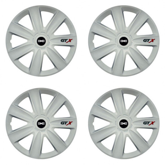 Poklice pro Dacia (nové logo) 15 GTX carbon white