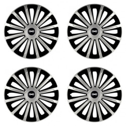 Poklice pro Dacia (nové logo) 15 TREND silver and black