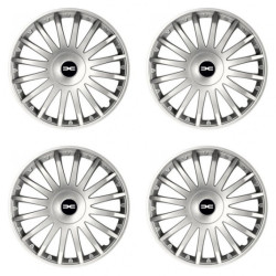 Poklice pro Dacia (nové logo) 15 CRYSTAL silver