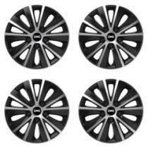 Poklice pro Dacia (nové logo) 15 RAPIDE silver and black